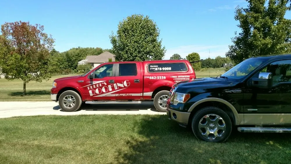 Slide of Burke's Roofing