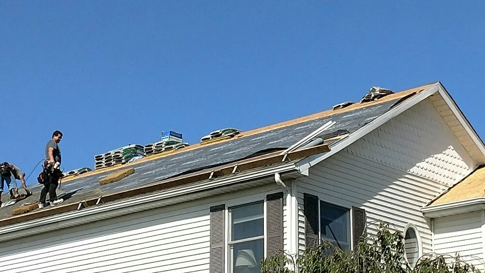 Slide of Burke's Roofing