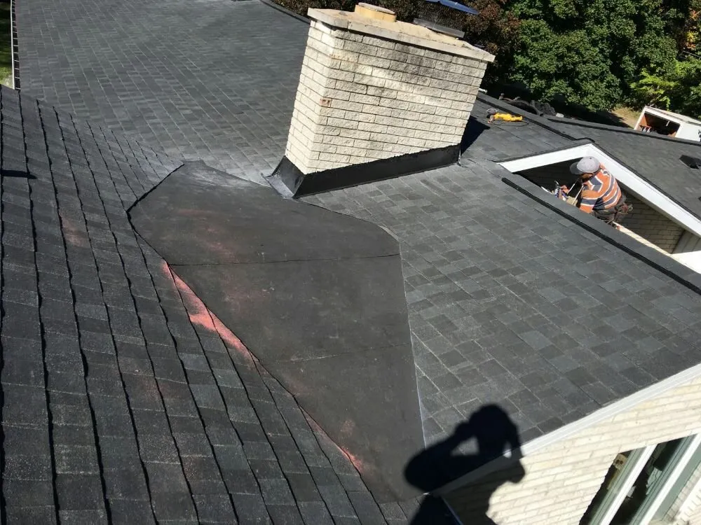 Slide of Burke's Roofing