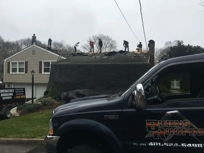 Slide of Burns Roofing