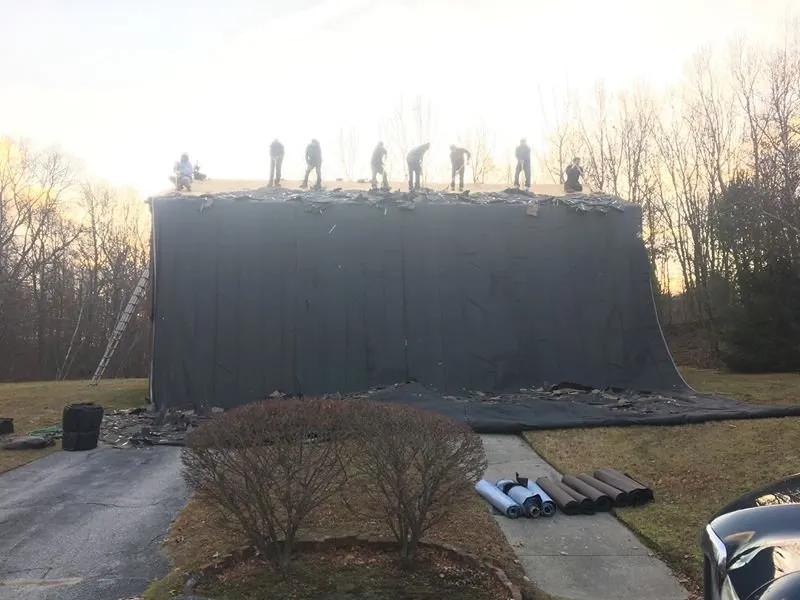 Slide of Burns Roofing