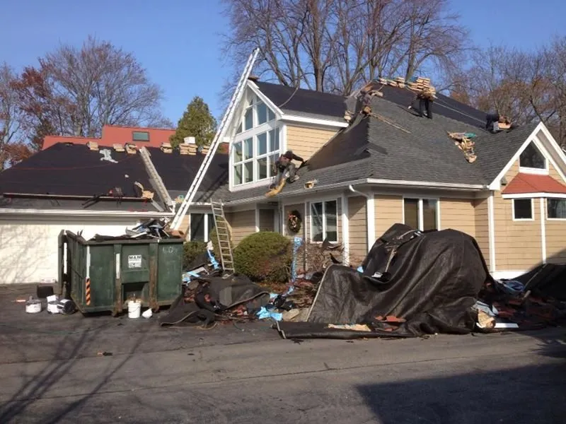 Slide of Burns Roofing