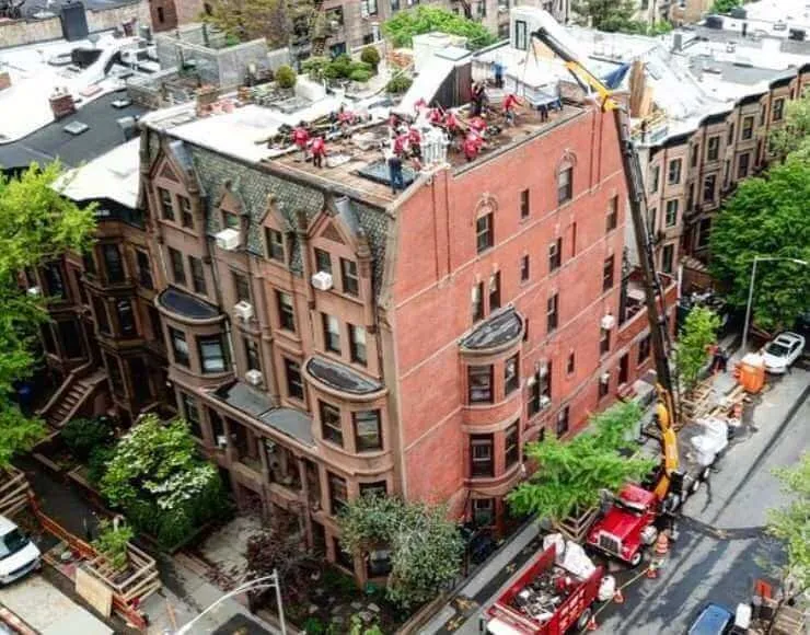 Slide of Bushwick Roofing