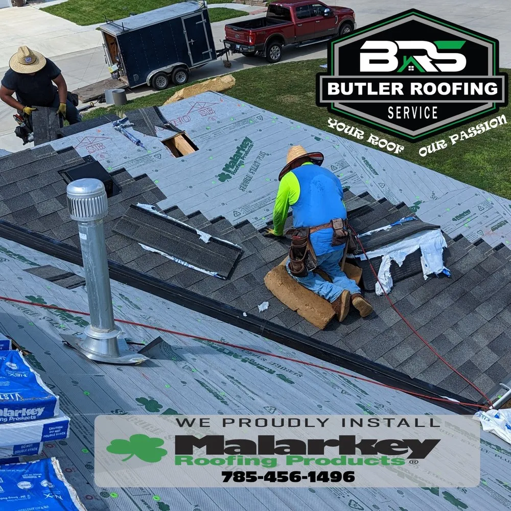 Slide of Butler Roofing