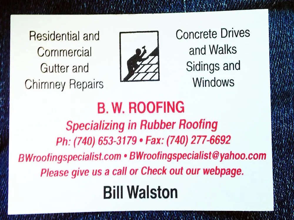 Slide of BW Roofing