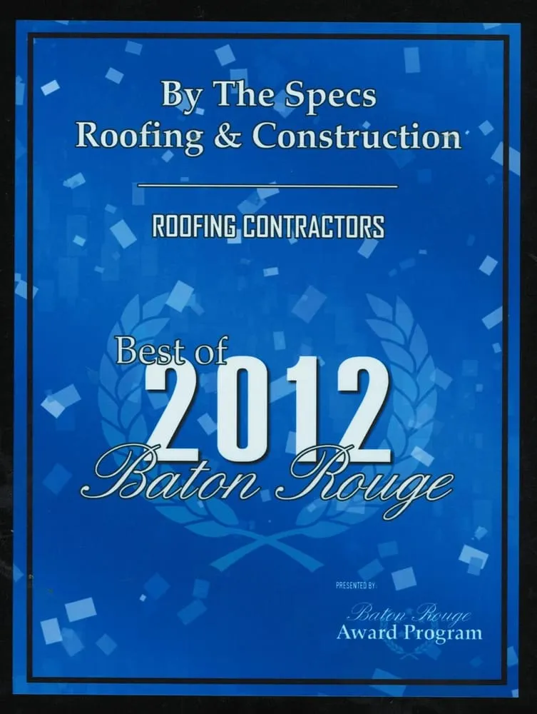 Slide of By The Specs Roofing