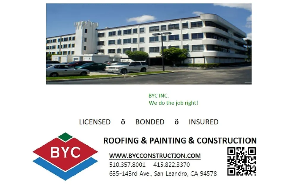 Slide of BYC Roofing & Painting