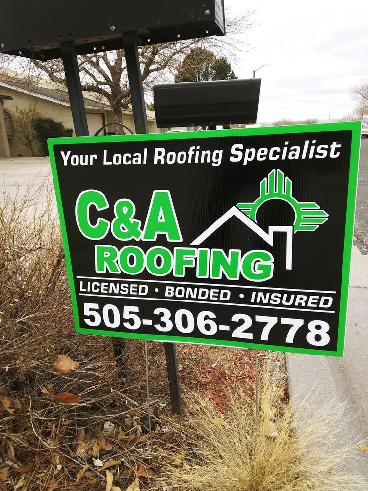 Slide of C & A Roofing