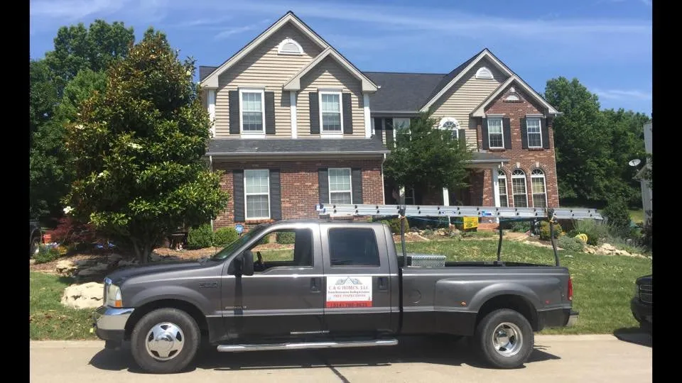 Expert shingle roofing service in st Charles, MO by C & G Homes