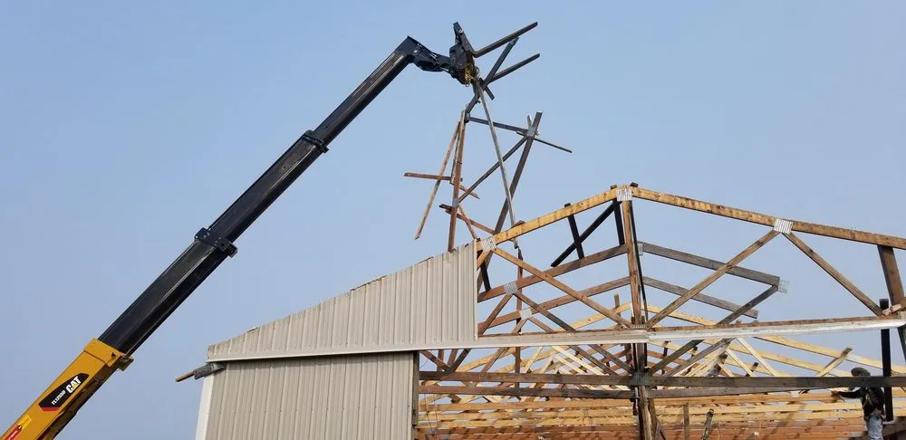 Local metal roofing installation in Freeman, MO by C & L Service Company