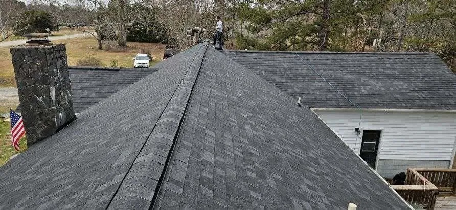 Emergency storm damage roof repair in Dearing, GA - C & V Roofing