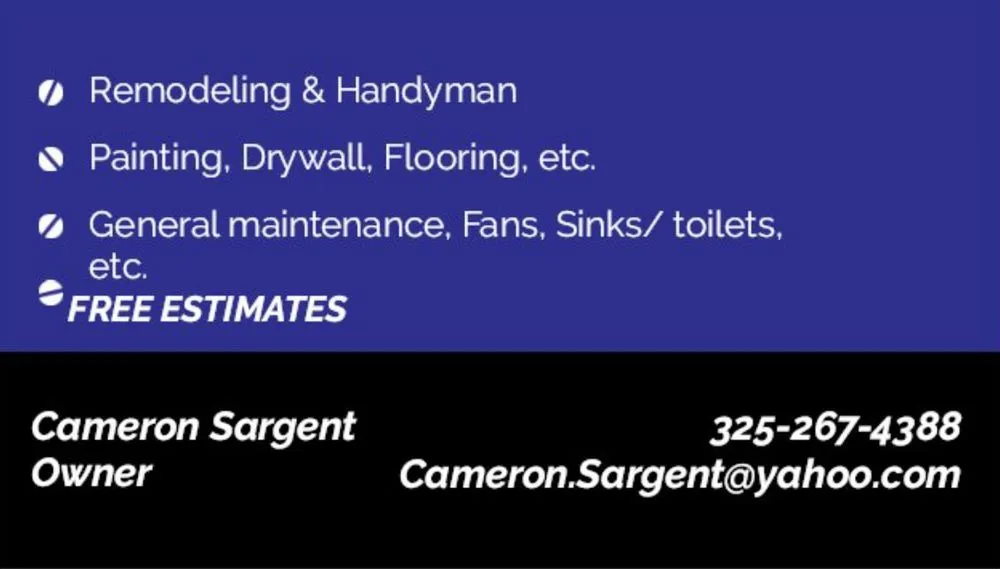 Slide of C A S H Handyman & Remodeling