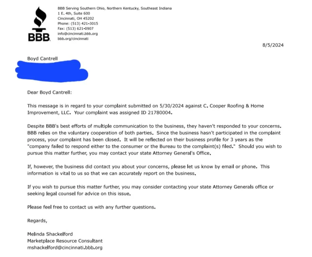 Slide of C Cooper Roofing & Home Improvement