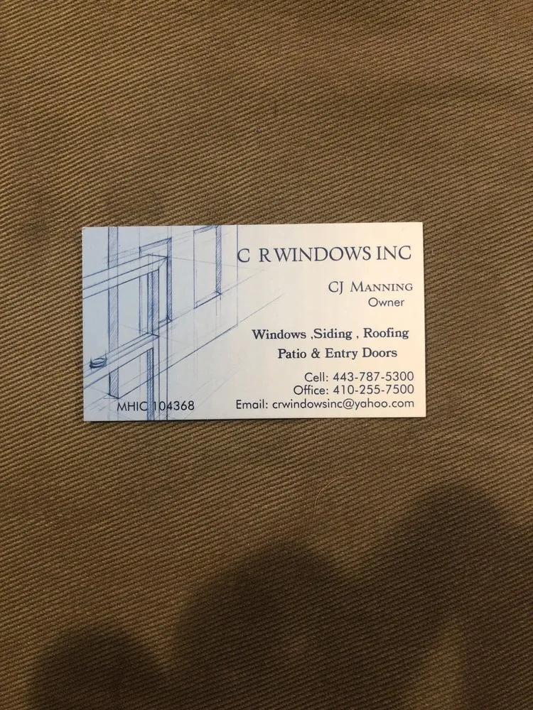 Slide of C R Windows