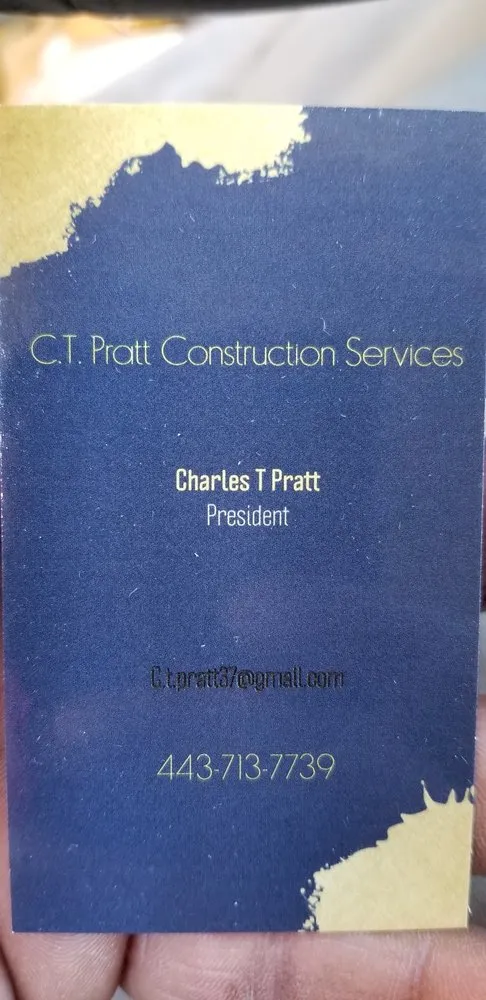 Slide of C T Pratt Construction Services