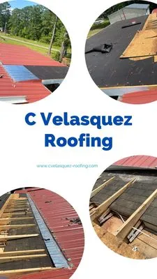 C Velasquez Roofing Logo