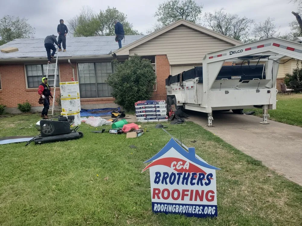 Slide of C&A Brothers Roofing