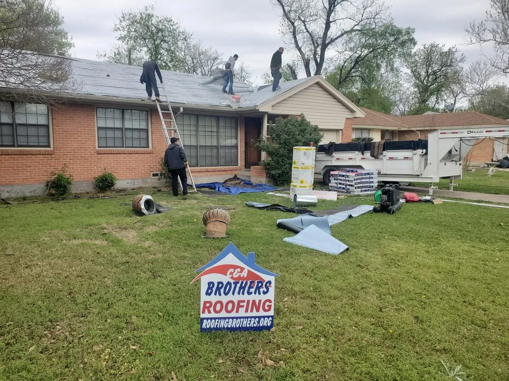 Slide of C&A Brothers Roofing