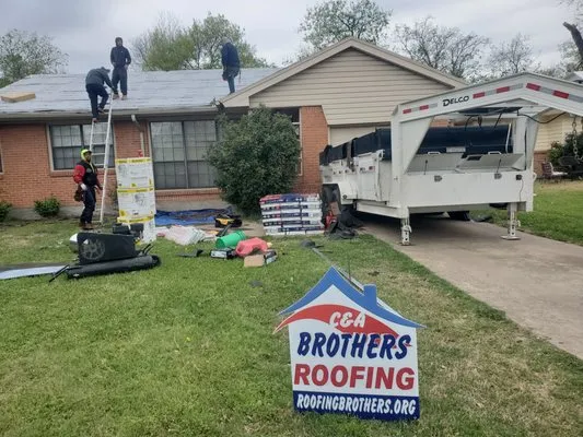 C&A Brothers Roofing Logo