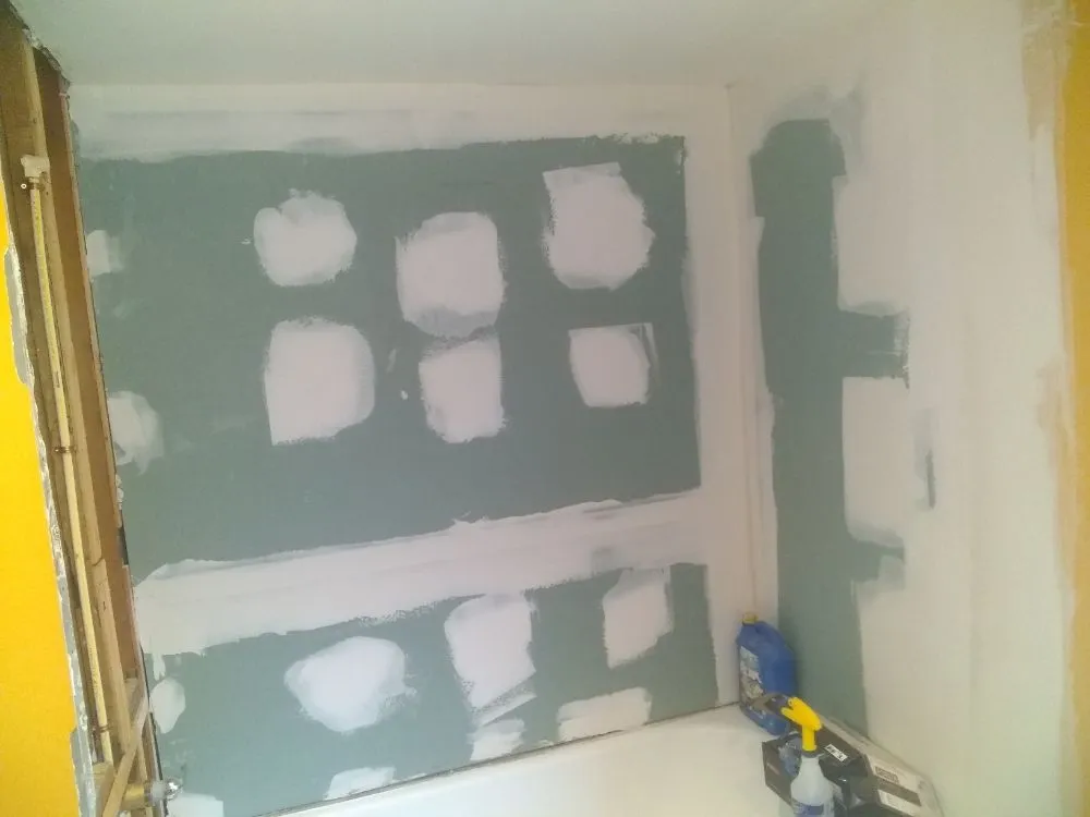 Slide of C&A Demo, Drywall And Paint