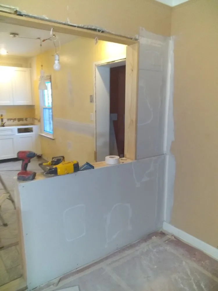 Slide of C&A Demo, Drywall And Paint
