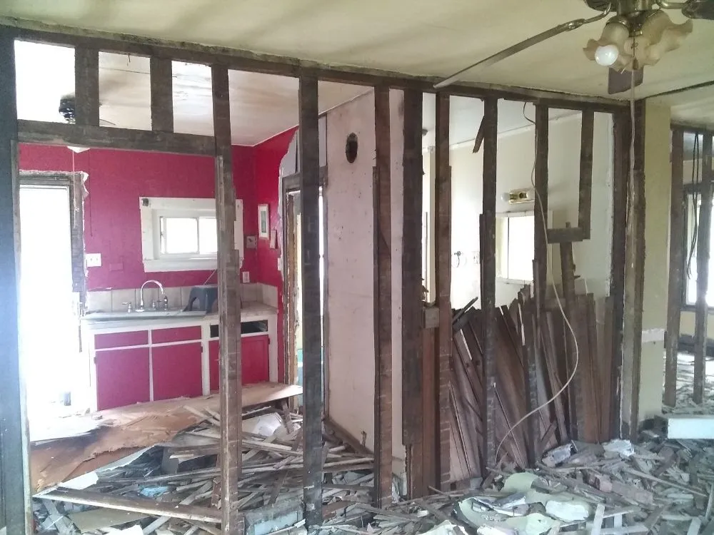 Slide of C&A Demo, Drywall And Paint