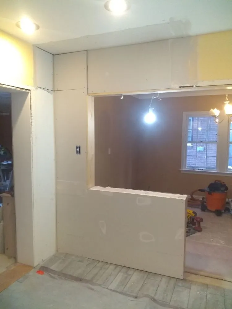 Slide of C&A Demo, Drywall And Paint