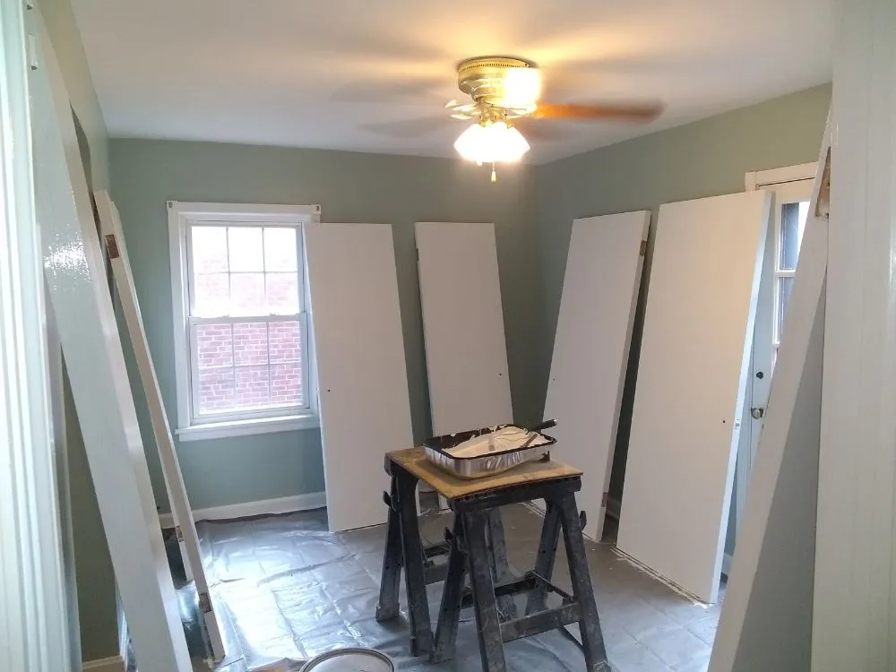 Slide of C&A Demo, Drywall And Paint