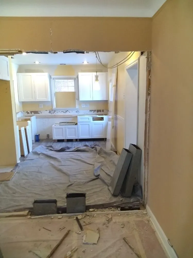 Slide of C&A Demo, Drywall And Paint