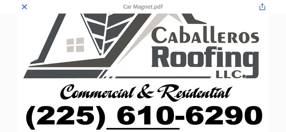 Slide of Caballeros Roofing