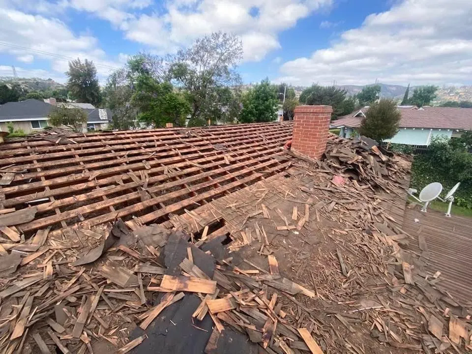 Slide of Caballeros Roofing