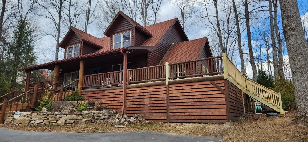 Slide of Cabin and House Repair Frank