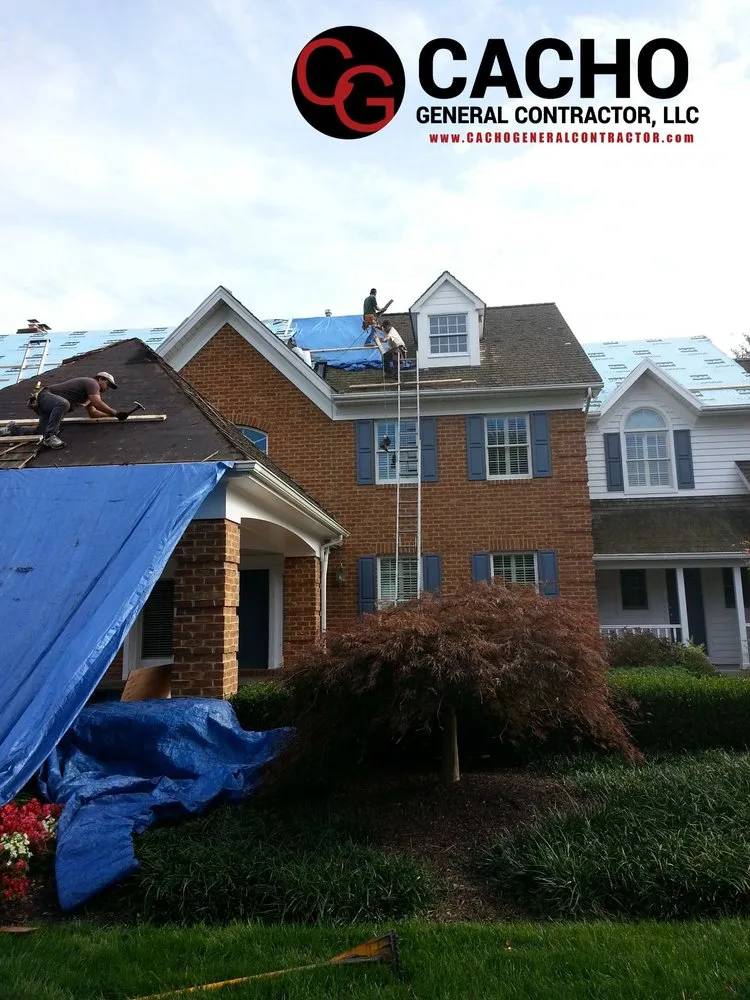 Professional storm damage roof repair with free inspection in Ewing Township, NJ by Cacho General Contractor