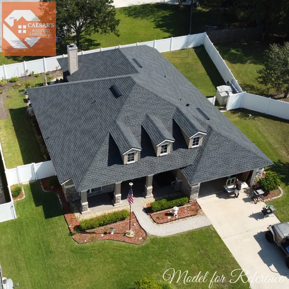 Slide of Caesar's Roofing Labor