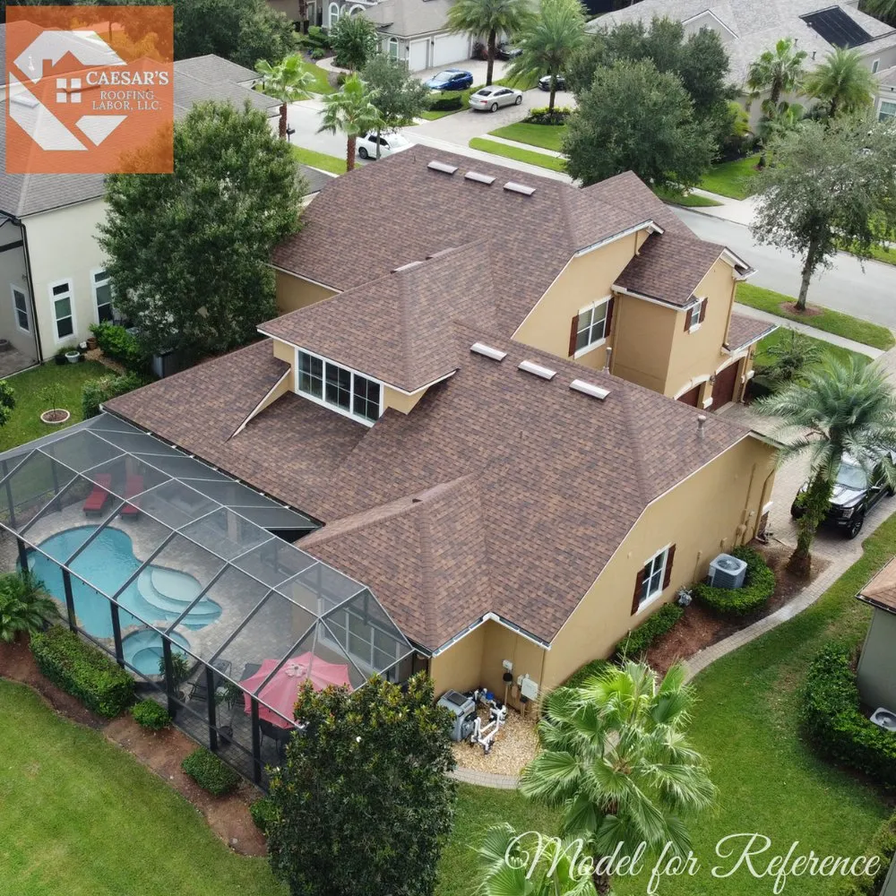 Slide of Caesar's Roofing Labor