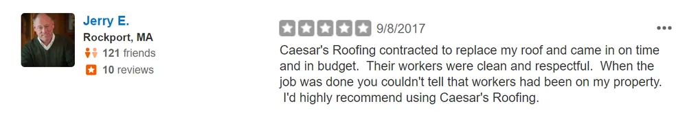 Slide of Caesar's Roofing