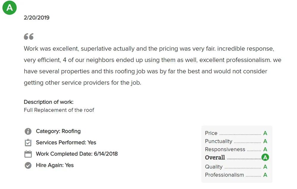 Slide of Caesar's Roofing