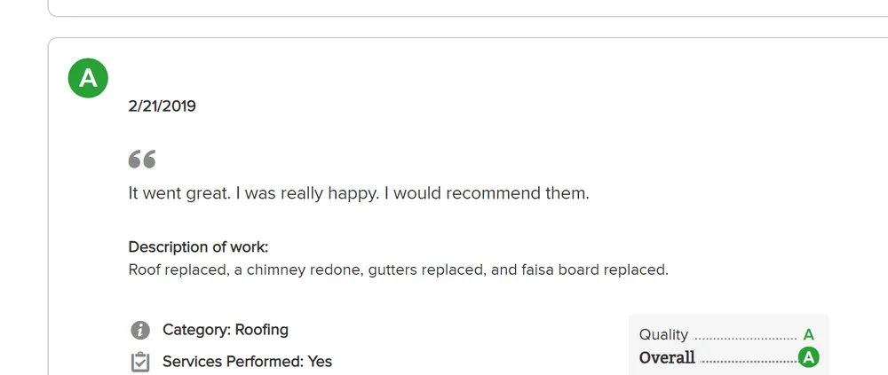 Slide of Caesar's Roofing