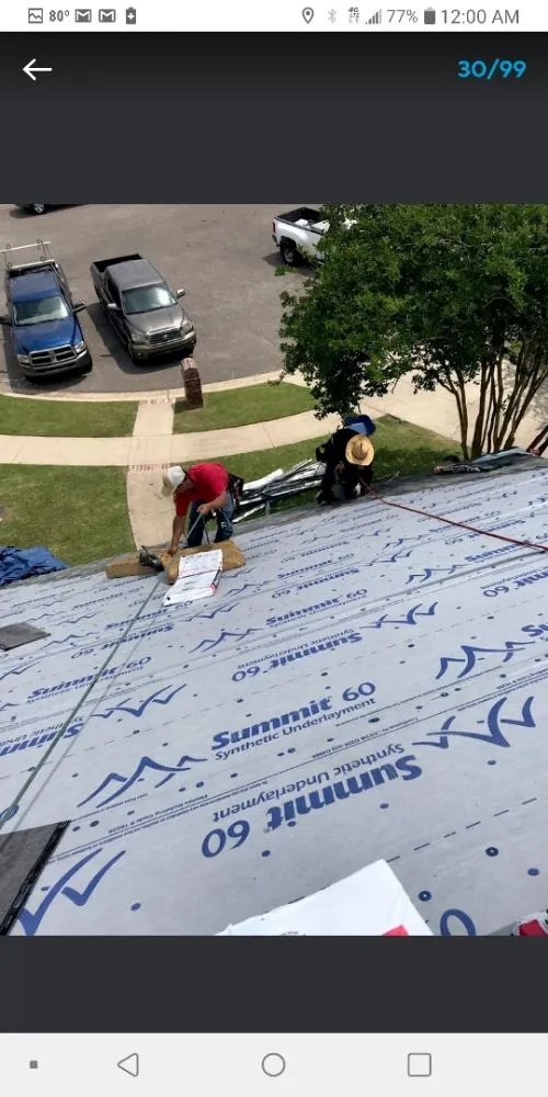 Slide of Cajun Roofing