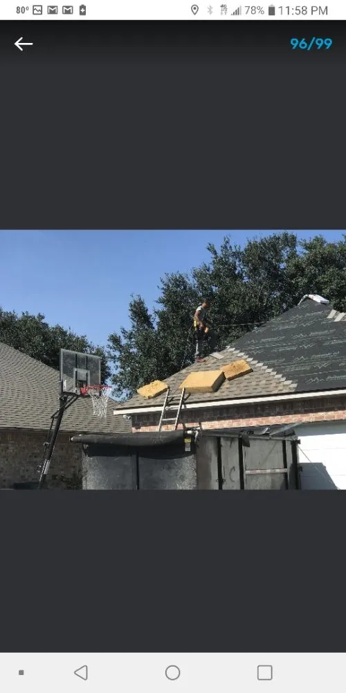 Slide of Cajun Roofing