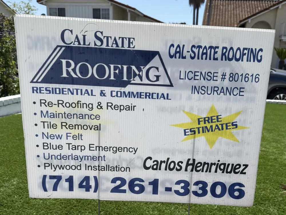 Slide of Cal State Roofing
