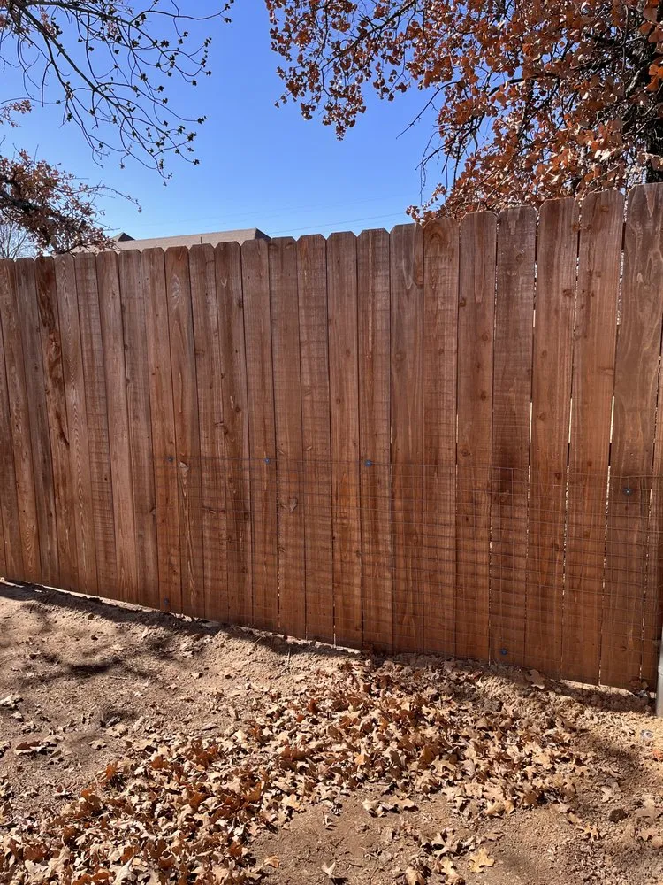 Slide of Calahan Fence Staining