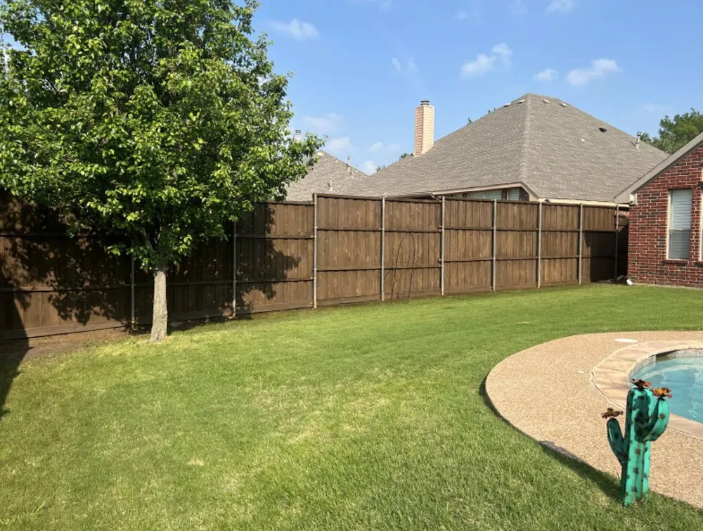 Slide of Calahan Fence Staining