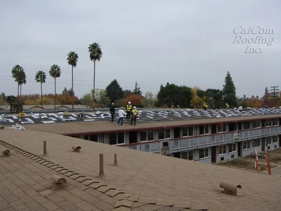 Slide of Calcom Roofing