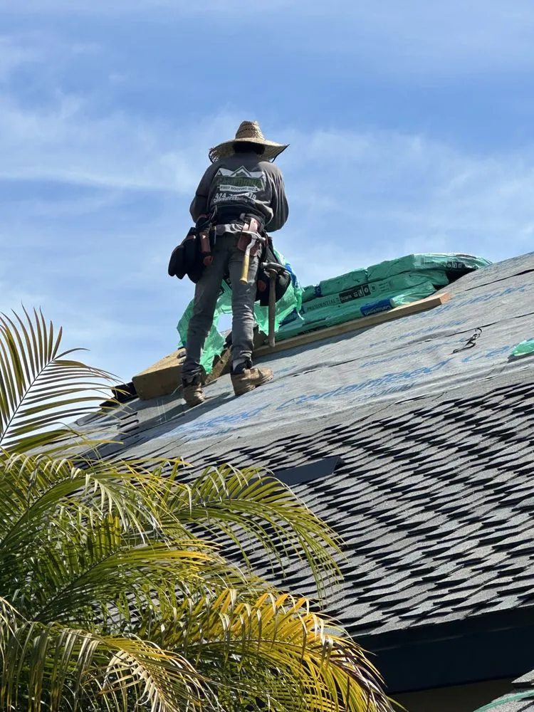 Slide of California First Roofing 