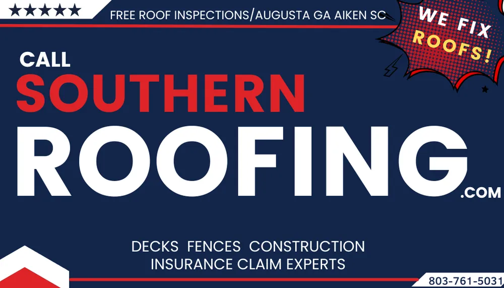 Top-rated residential roofing service experts serving Augusta-Richmond County consolidated government (balance), GA - Call Southern Roofing