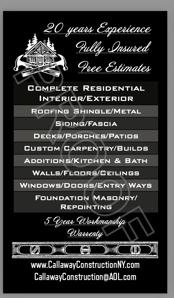 Slide of Callaway Construction