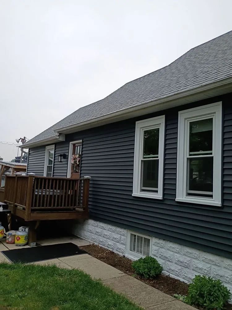 Slide of Calumet River Construction