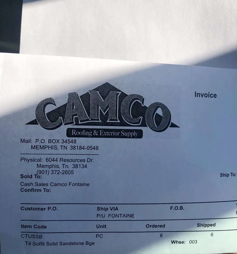 Slide of Camco Roofing & Exterior Supplies