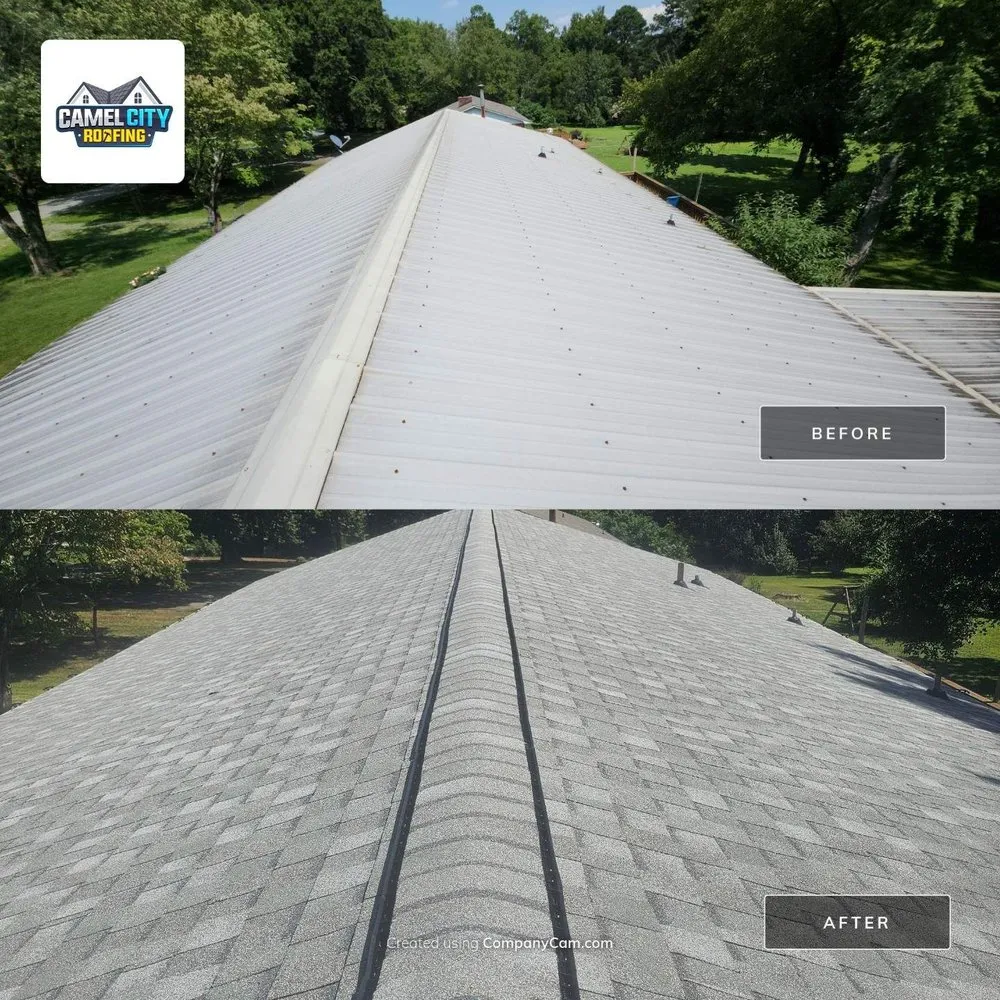 Emergency roof leak repair experts serving Winston-Salem, NC - Camel City Roofing